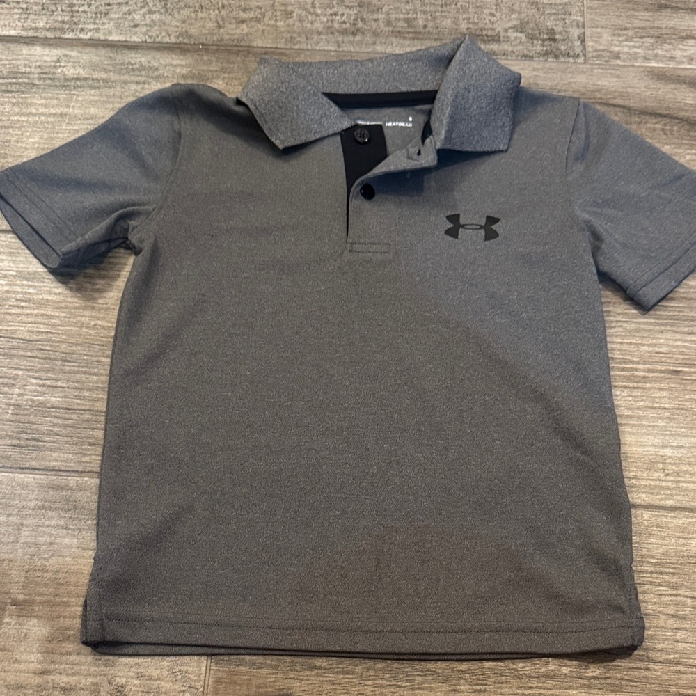 Under Armour Gray Kids Polo Shirt